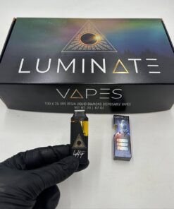 Shop Luminate 2G Disposable Vape: 2 grams of lab-tested cannabis extract, strain-specific terpenes, and sleek, portable performance